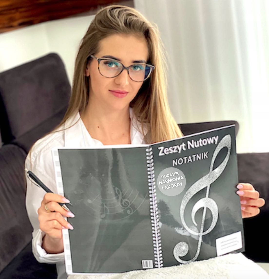 ZESZYT NUTOWY NA SPIRALI AKORDY