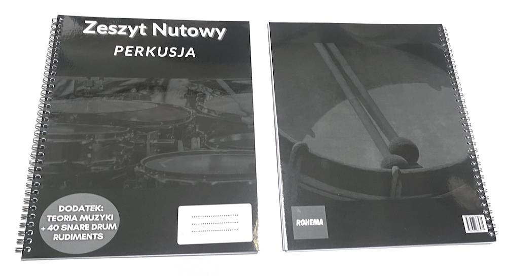 zeszyt nutowy perkusja